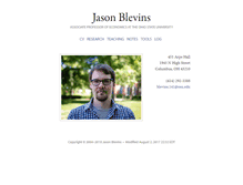 Tablet Screenshot of jblevins.org